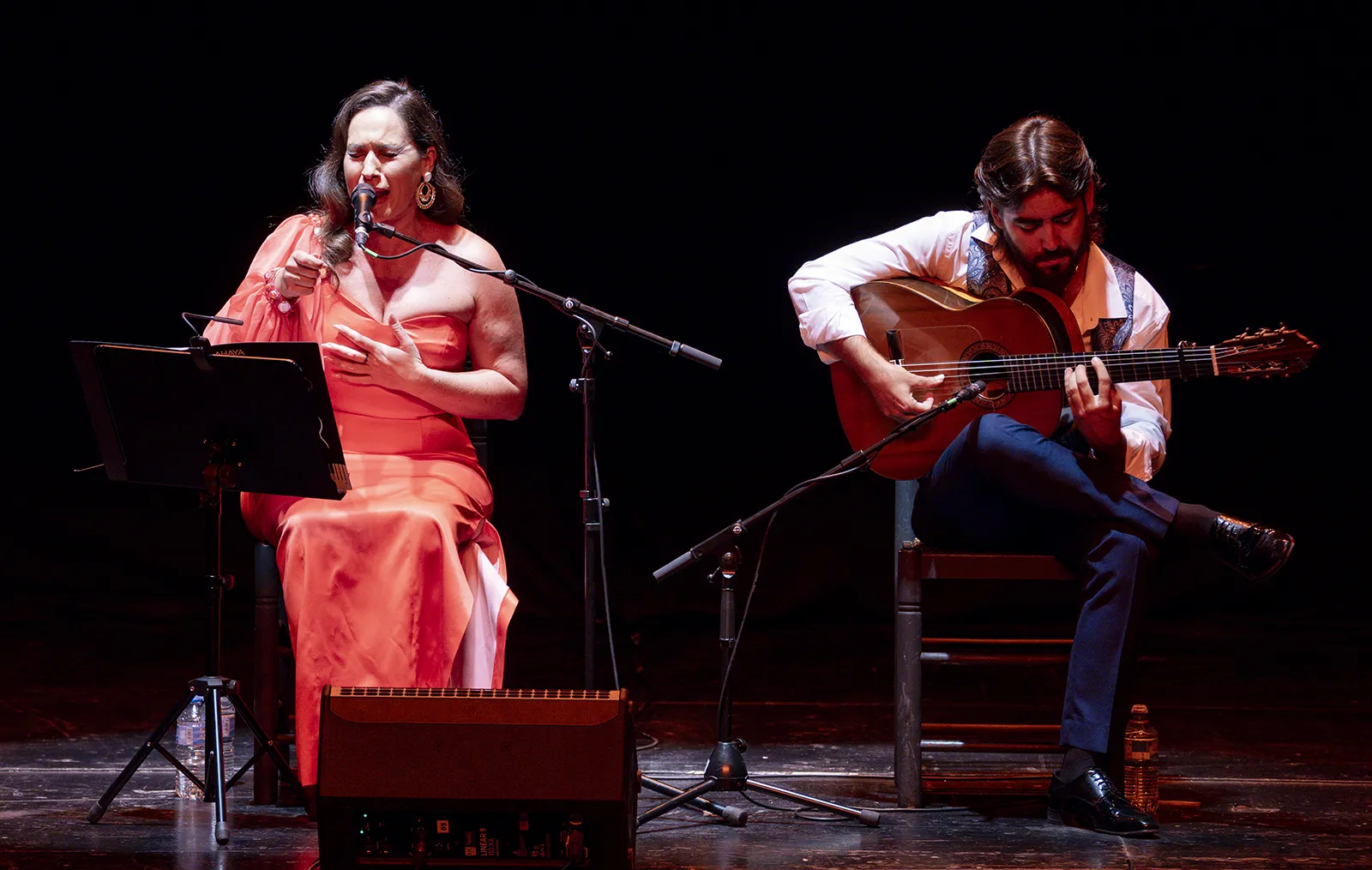 'Huellas de Poemas', de Alicia Morales y Álvaro Martinete. I Bienal de Granada. Centro Federico García Lorca, Granada. 21 sep 2025. Foto: Bienal
