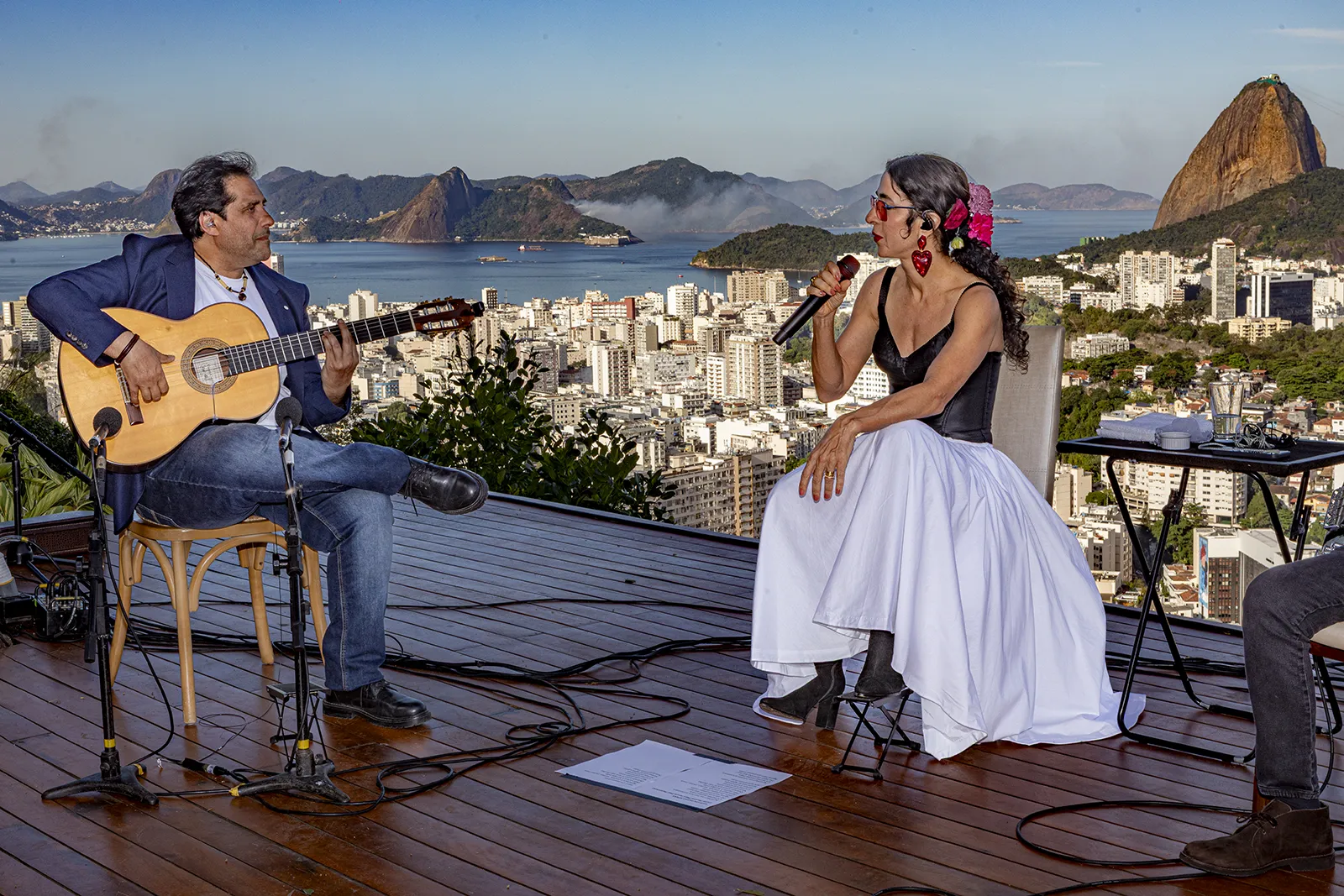 Niño Josele y Marisa Monte. Imagen promocional de 'Bajañí'.