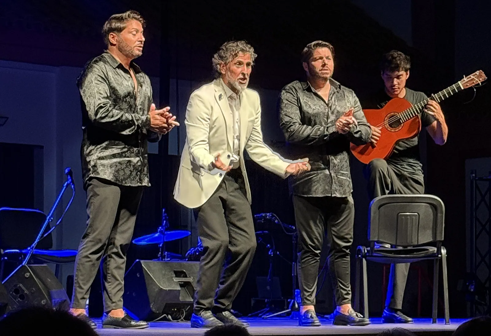 Arcángel, Benito Bernal y Los Mellis de Huelva. XLII Festival de Cante Flamenco El Búcaro.Hacienda Santa Cruz, San José de la Rinconada (Sevilla). 19 sep 2025. Foto: Carmen Arjona