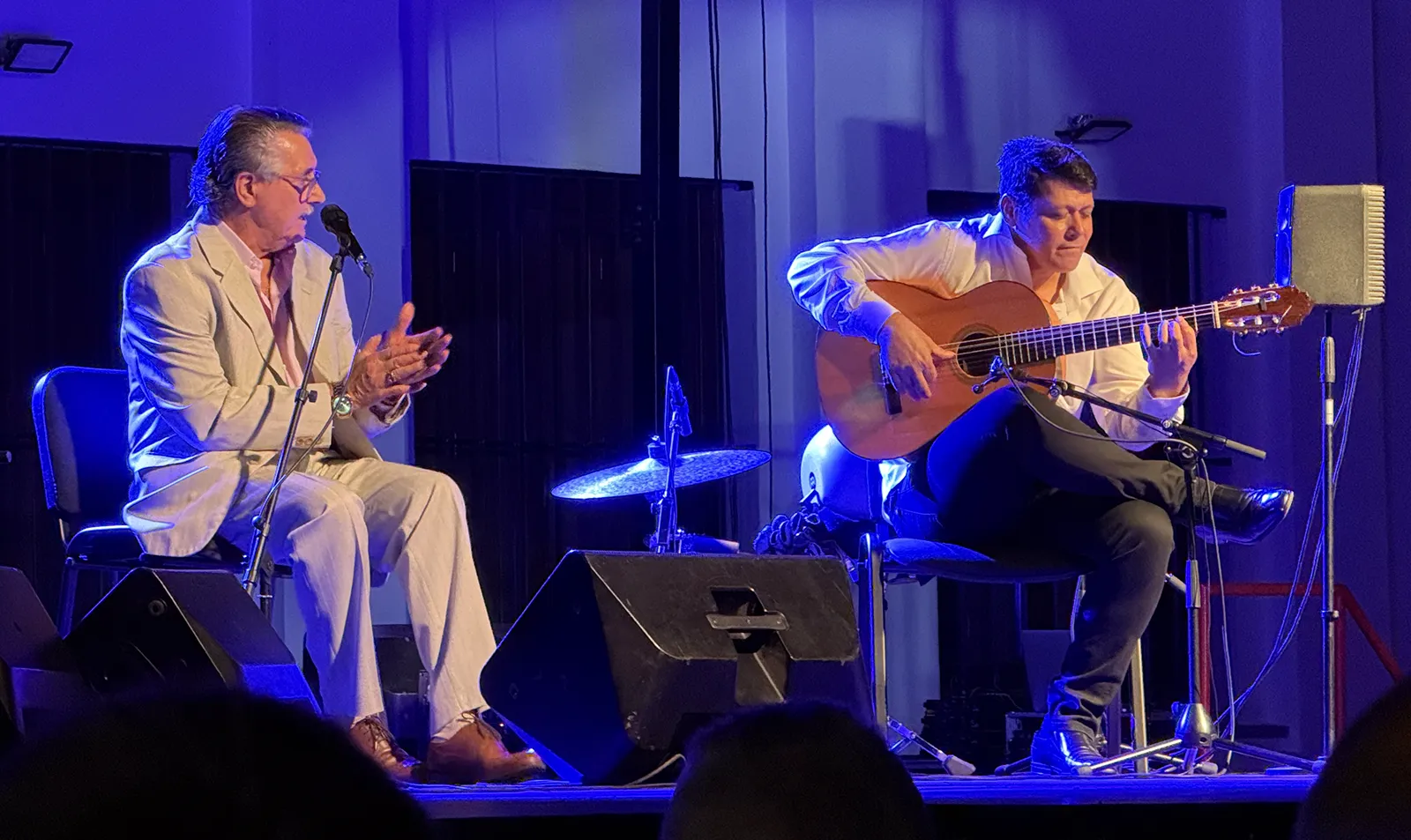 El Goyo y Juan Quirós. XLII Festival de Cante Flamenco El Búcaro.Hacienda Santa Cruz, San José de la Rinconada (Sevilla). 19 sep 2025. Foto: Carmen Arjona