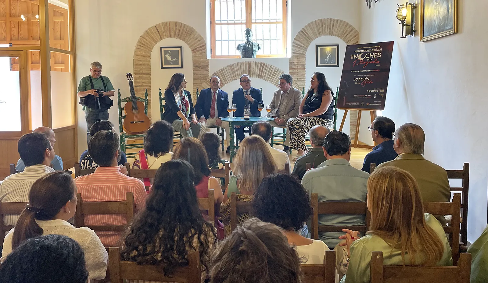 Acto inaugural. Inauguración de la nueva sede de la Peña Flamenca Los Cernícalos, Jerez. Foto: Juan Garrido