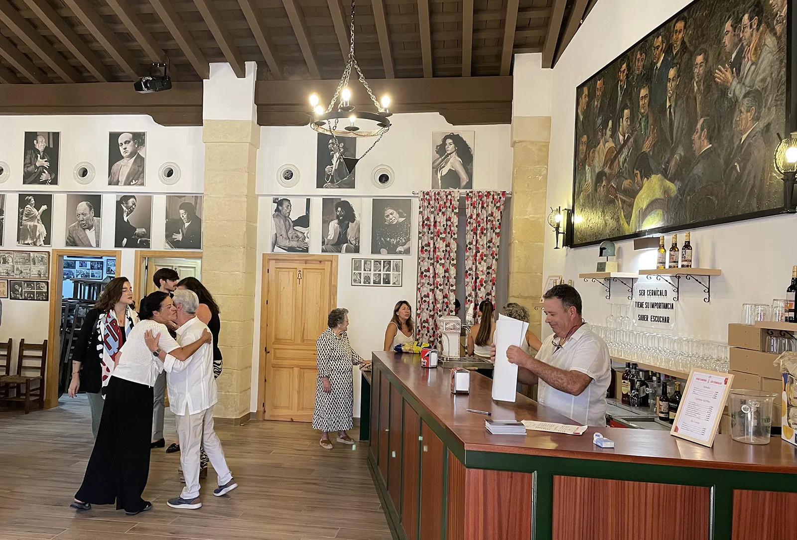 Inauguración de la nueva sede de la Peña Flamenca Los Cernícalos, Jerez. Foto: Juan Garrido