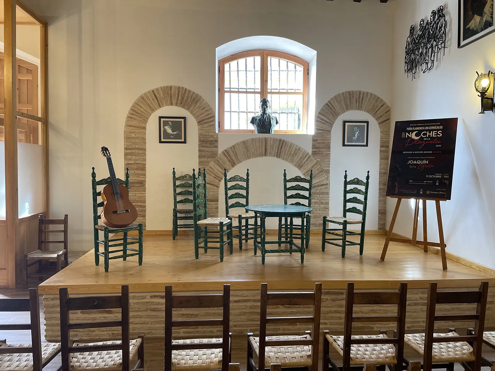 Inauguración de la nueva sede de la Peña Flamenca Los Cernícalos, Jerez. Foto: Juan Garrido