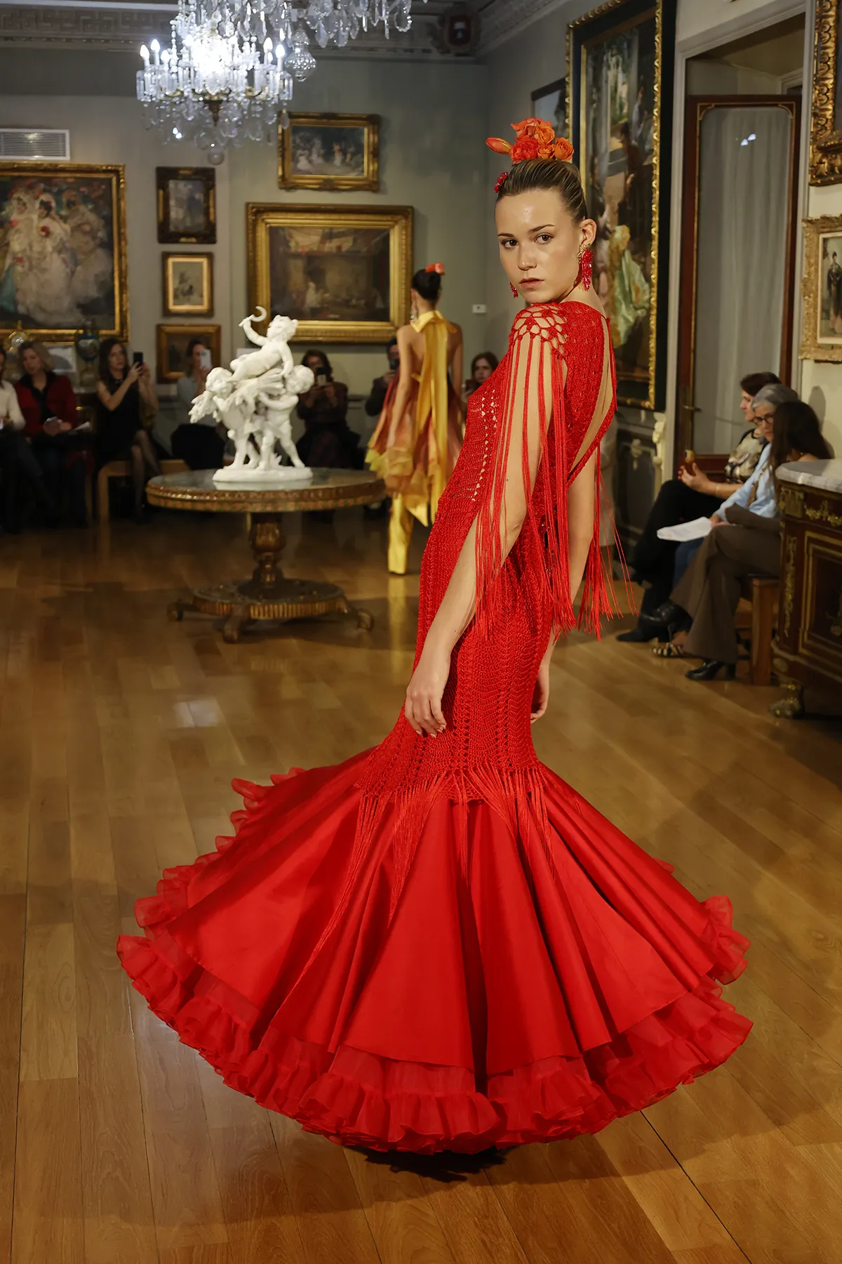 Desfile de moda flamenca Uniqo Qlamenco. Casa Fabiola, Sevilla. 9 dic 2025. Foto: Chema Soler