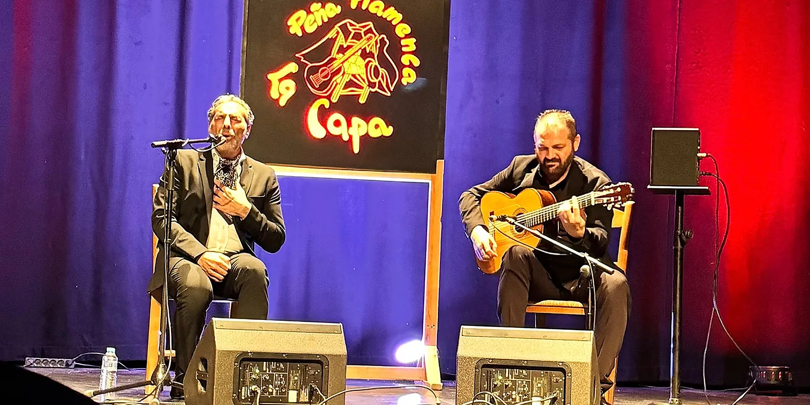 Pedro El Granaíno y Patrocinio Hijo. Peña Flamenca La Capa, Beas de Granada (Granada). 14 feb 2026. Foto: Antonio Conde