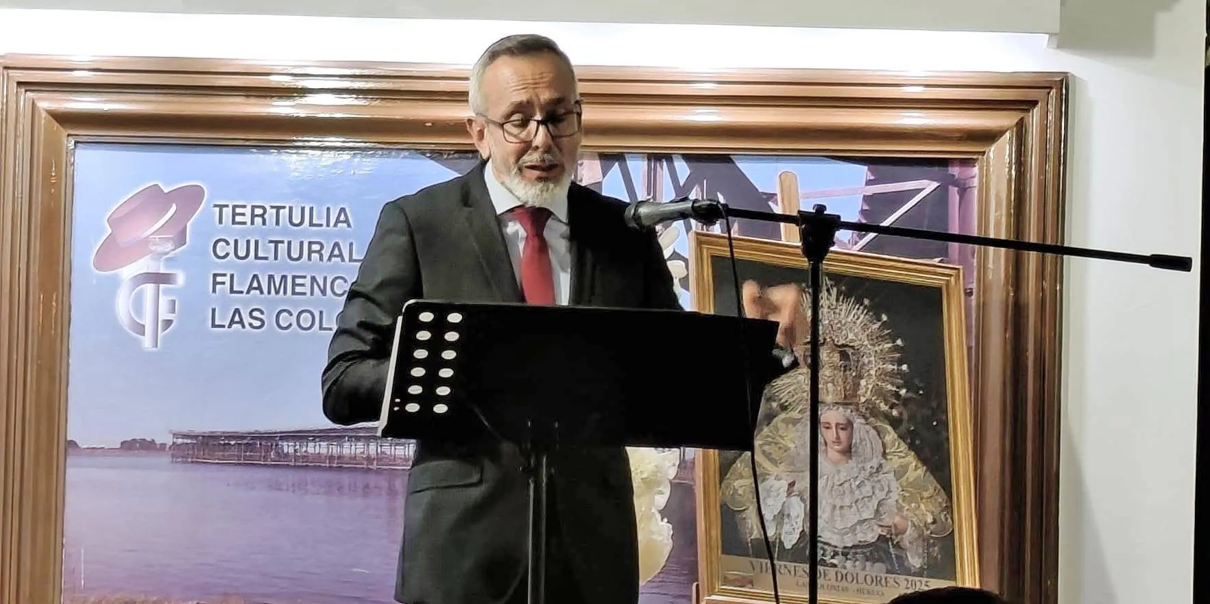 José Antonio Castilla. Tertulia Flamenca Las Colonias, Huelva. Cuaresma 2026. Foto: Jesús Naranjo