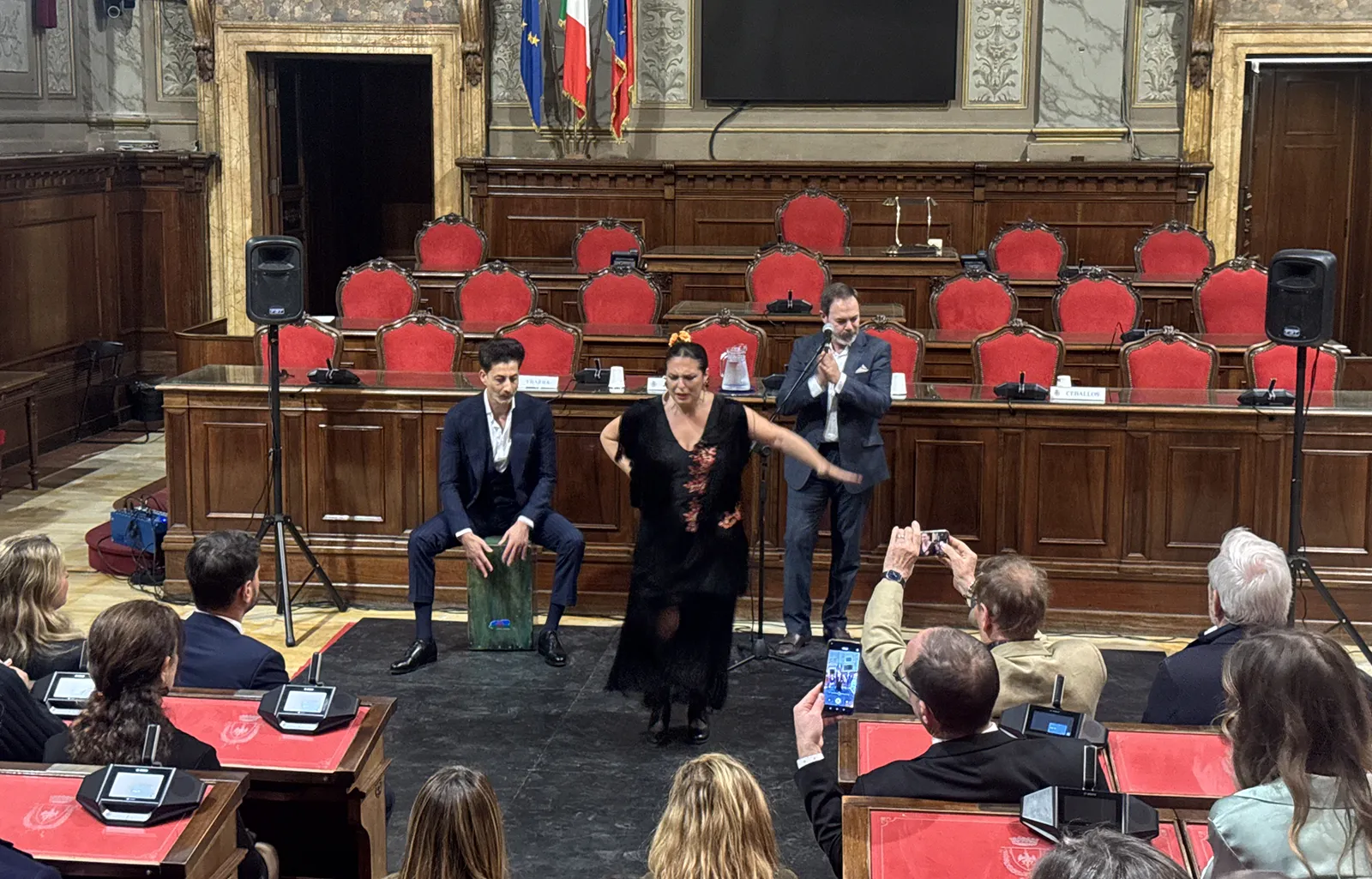 Presentación de la Bienal de Sevilla en Roma. Foto: Bienal