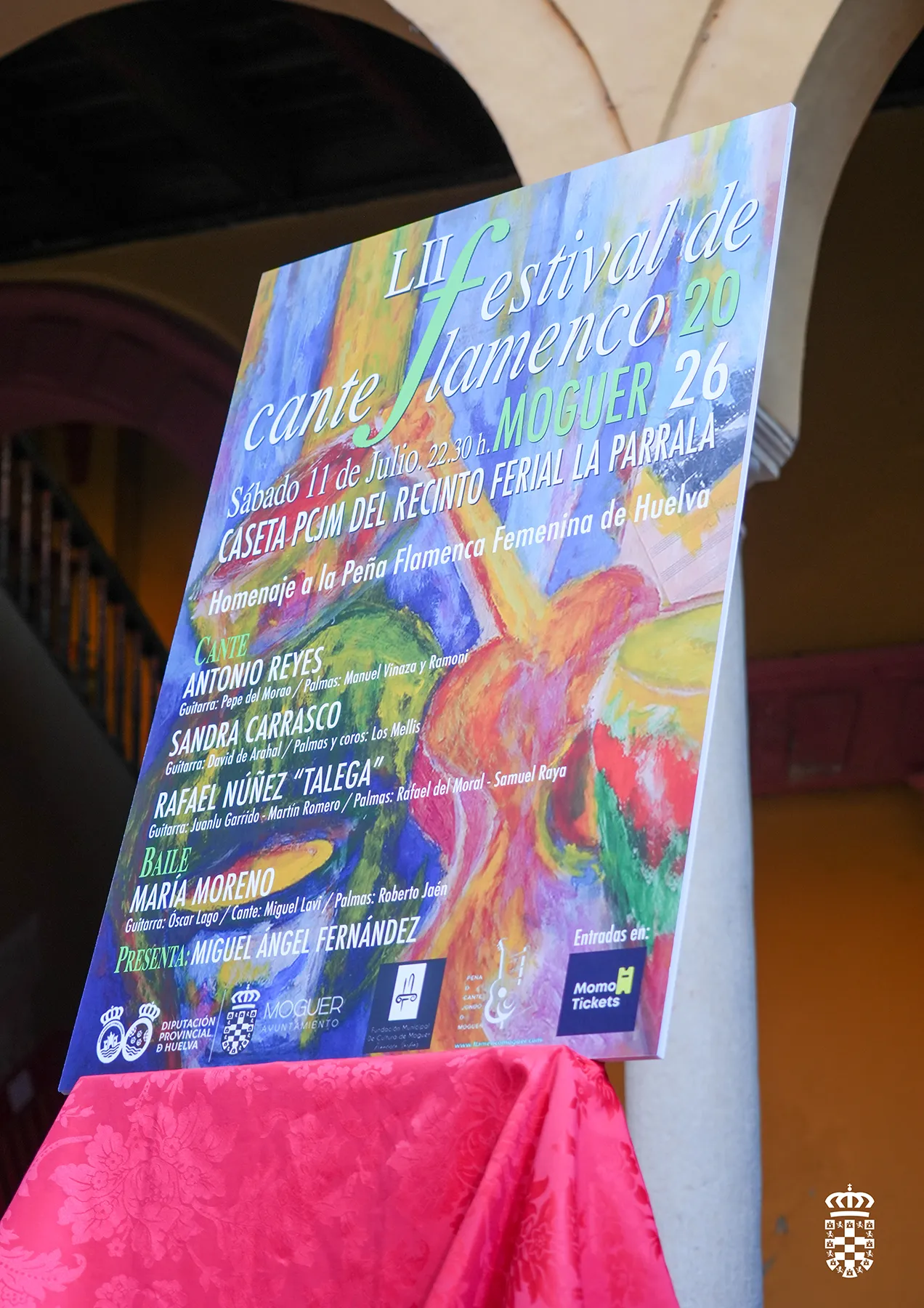 Cartel Festival de Moguer. Foto: Ayto Moguer