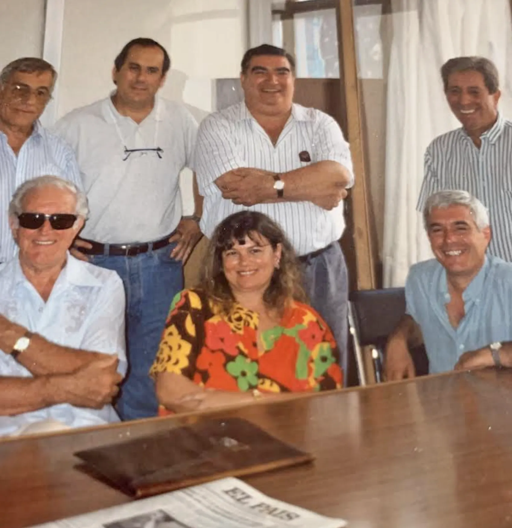 Caty León, de Jurado en La Unión, Festival del Cante de las Minas, con Luis Caballero, Fernando Lastra y Deogracias Martínez. Foto: Archivo Caty