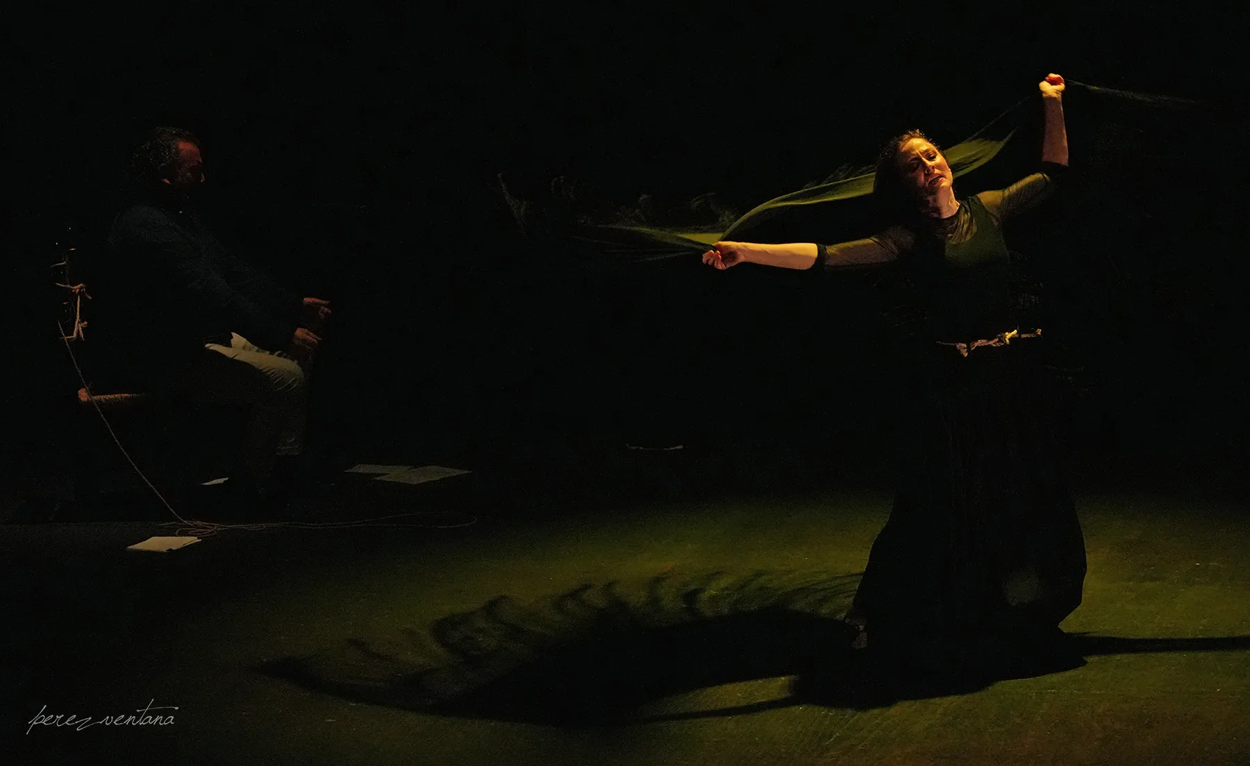 'A mí me llaman el loko', de Tino van der Sman, Cristina Hall y David Lagos. Estreno absoluto en el IV Festival Guirijondo. Teatro Carlos Álvarez-Nóvoa, Palomares del Río (Sevilla). 5 junio 2026. Foto: perezventana