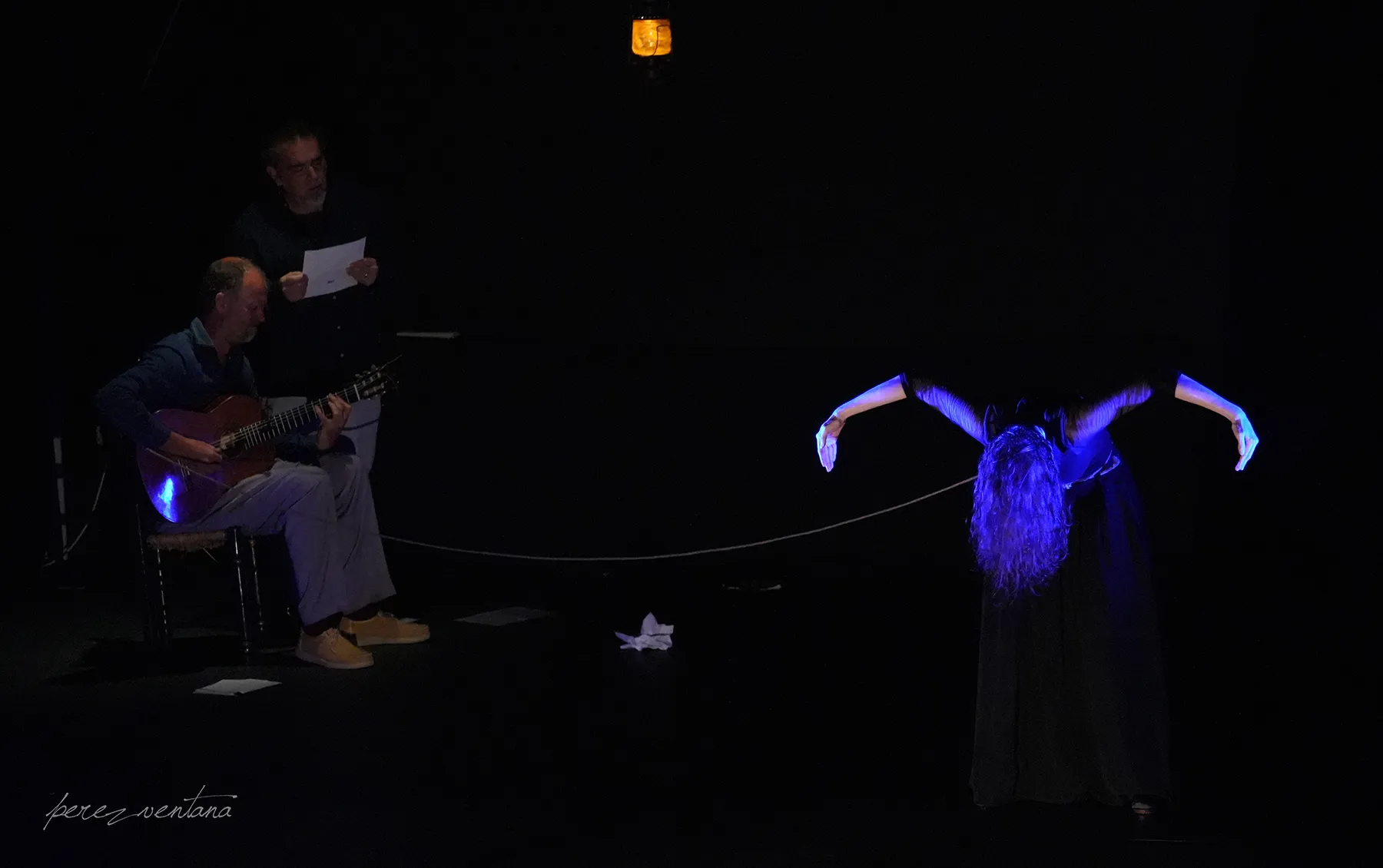 'A mí me llaman el loko', de Tino van der Sman, Cristina Hall y David Lagos. Estreno absoluto en el IV Festival Guirijondo. Teatro Carlos Álvarez-Nóvoa, Palomares del Río (Sevilla). 5 junio 2026. Foto: perezventana