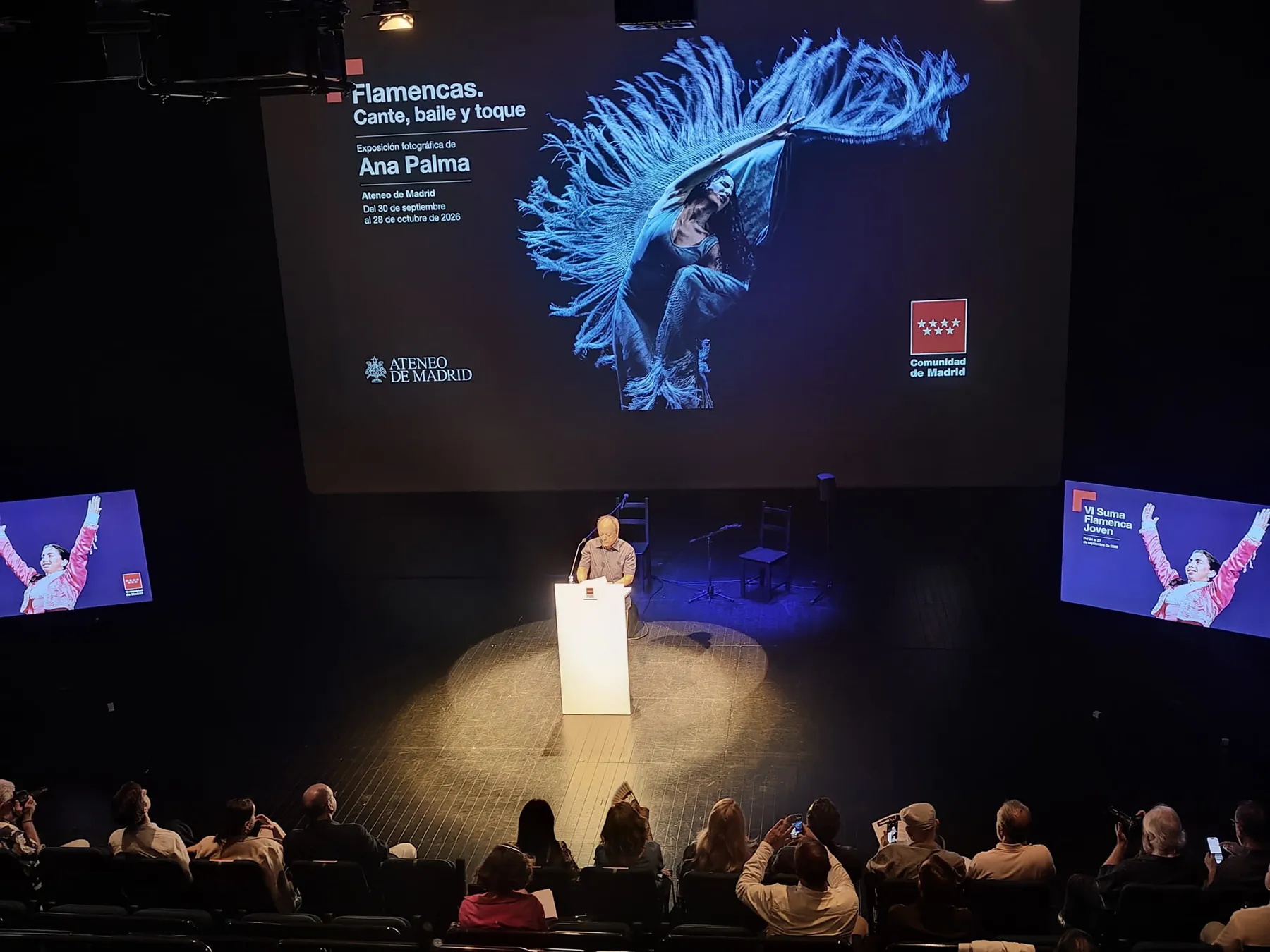 Antonio Benamargo. Presentación del VI Suma Flamenca Joven. Teatros del Canal, Madrid. 7 julio 2026. Foto: Suma