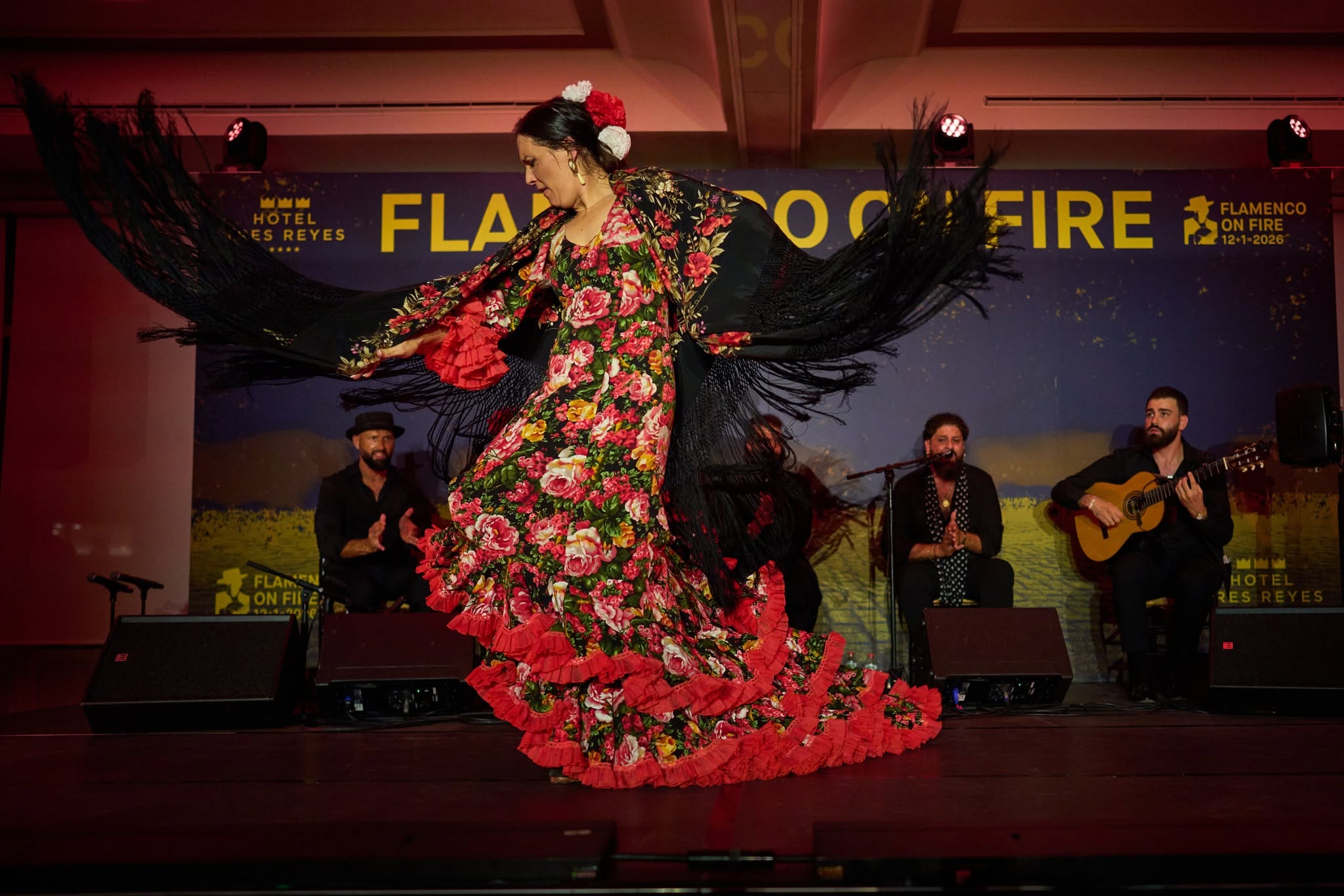 Paloma Fantova cerró la edición en el Tablao del Hotel Tres Reyes. Foto: FOF