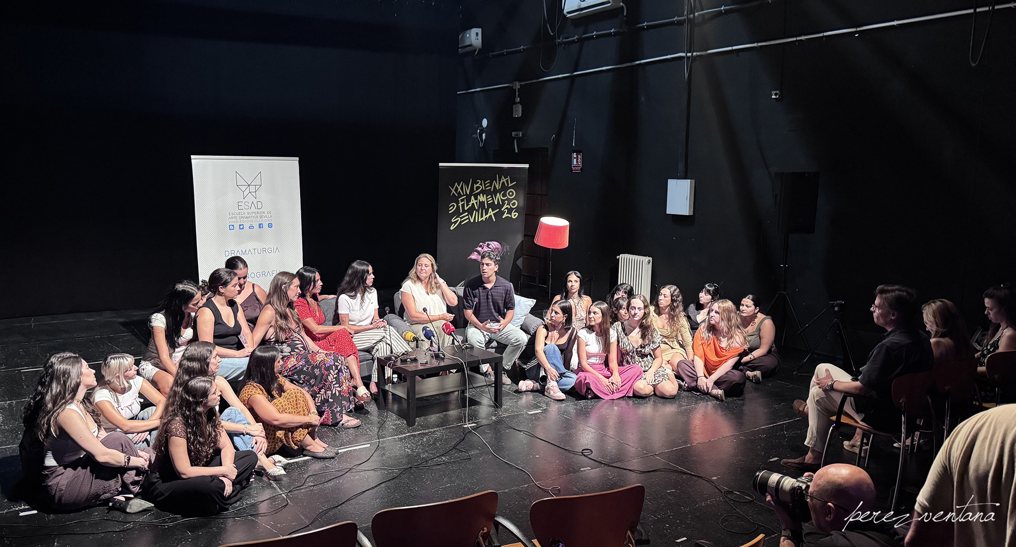 Presentación de 'La misma sangre del cuerpo', montaje de Ángeles Toledano para la XXIV Bienal de Flamenco de Sevilla. Escuela Superior de Arte Dramático, Sevilla. 7 sep 2026. Foto: perezventana