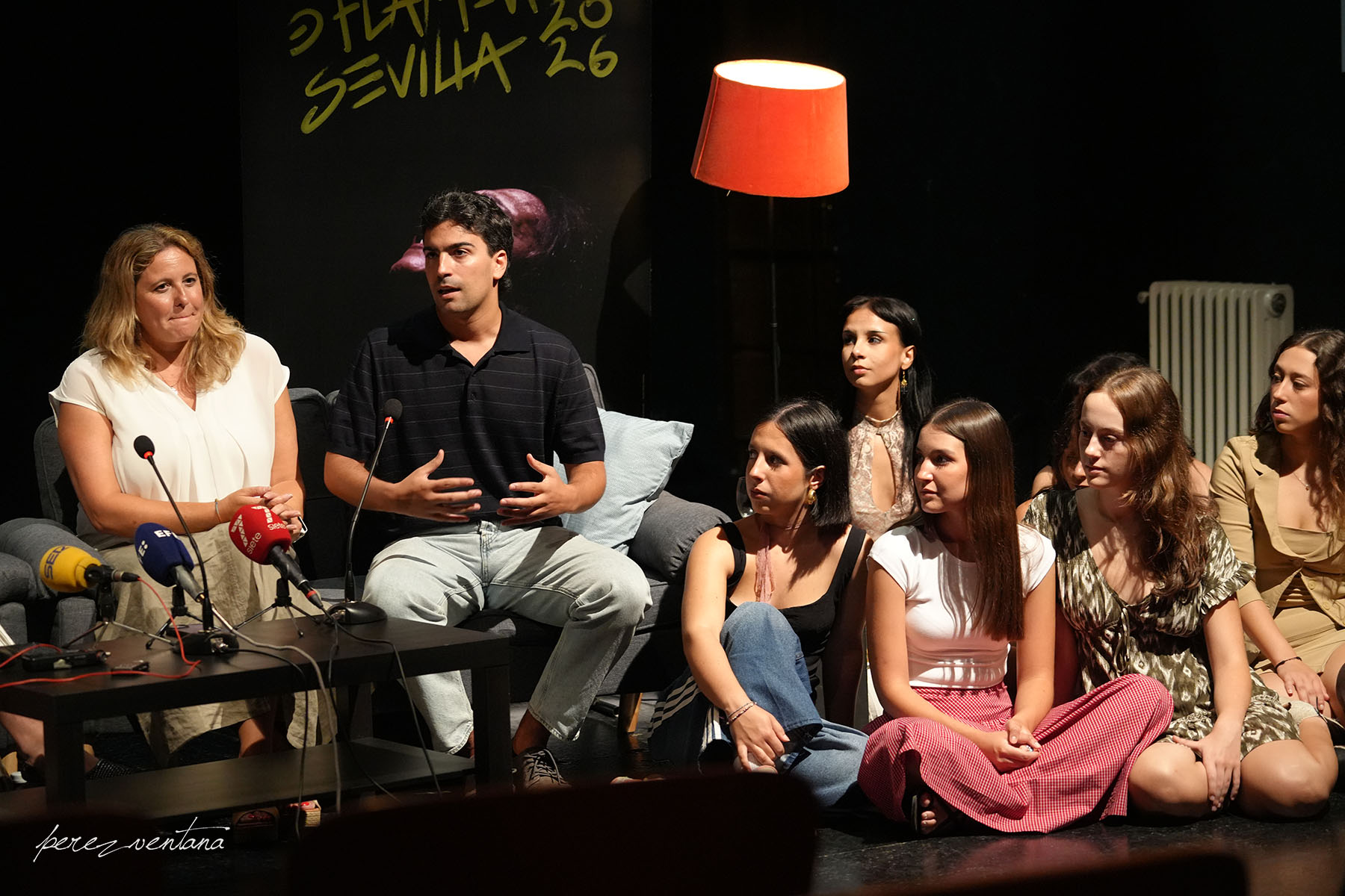 Presentación de 'La misma sangre del cuerpo', montaje de Ángeles Toledano para la XXIV Bienal de Flamenco de Sevilla. Escuela Superior de Arte Dramático, Sevilla. 7 sep 2026. Foto: perezventana