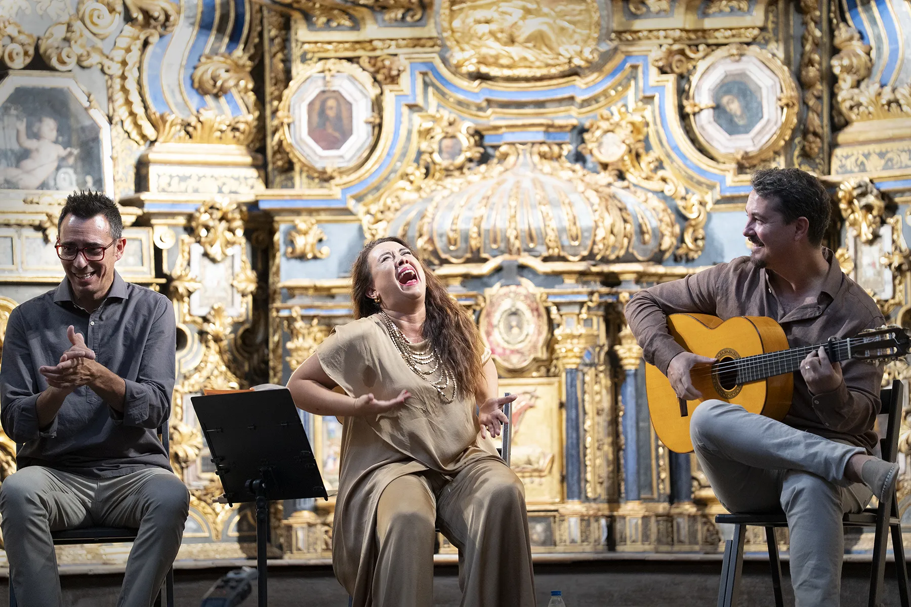 'Camino de flores', de Encarna Anillo. XXIV Bienal de Sevilla. Iglesia de San Luis de los Franceses. 27 sep 2026. Foto: Archivo fotográfico Bienal @Laura León