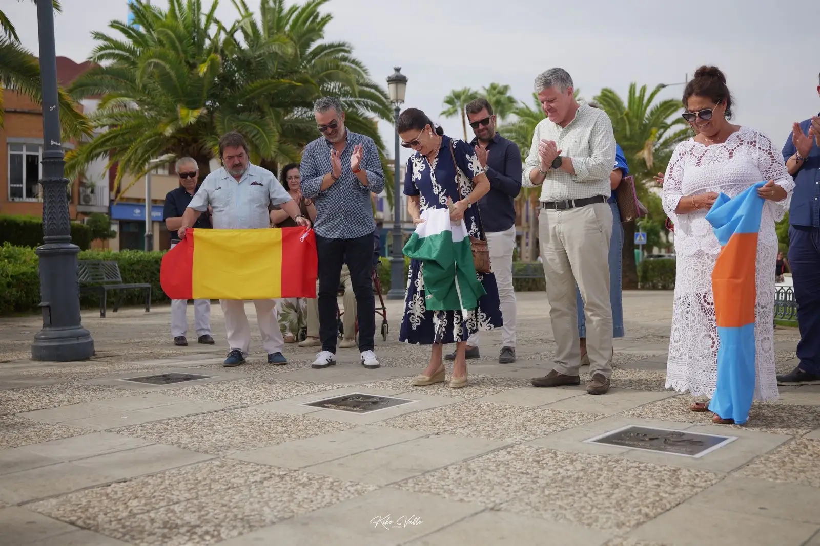 Descubrimiento de placas en el Paseo del Flamenco de Mairena a Pepa Montes, Ricardo Miño y Aurora Vargas. LXV Festival de Cante Jondo Antonio Mairena. Mairena del Alcor, Sevilla. 5 sep 2026. Foto: Kiko Valle / Festival Mairena