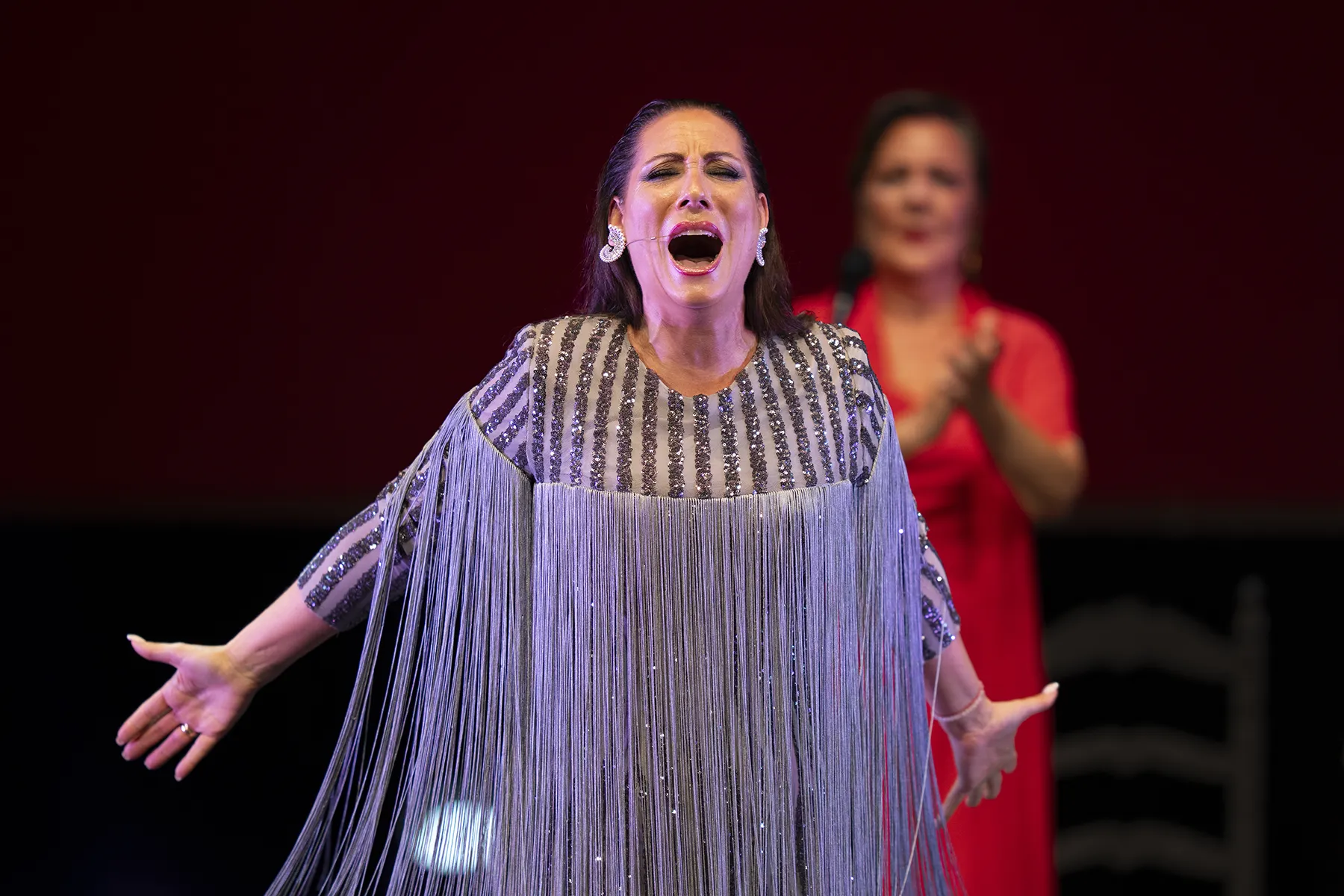 'Perlas a millares (30º aniversario de la Antología de la Mujer en el Cante)', de Carmen Linares. XXIV Bienal de Flamenco de Sevilla. Teatro de la Maestranza. 3 oct 2026. Foto: Archivo fotográfico Bienal @Laura León