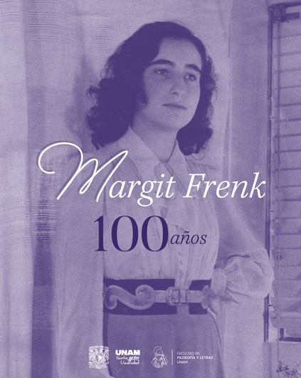 Margit Frenk, de joven. Homenaje de la UNAM.
