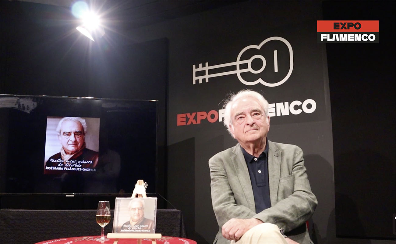 José María Velázquez-Gaztelu, en Espacio expoflamenco Jerez.