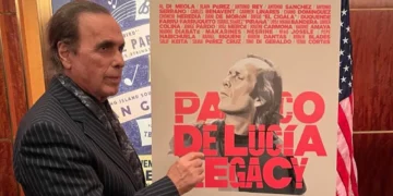 Pepe de Lucía, en el Festival Paco de Lucía Legacy, Nueva York 2024. Foto: archivo Pepe de Lucía