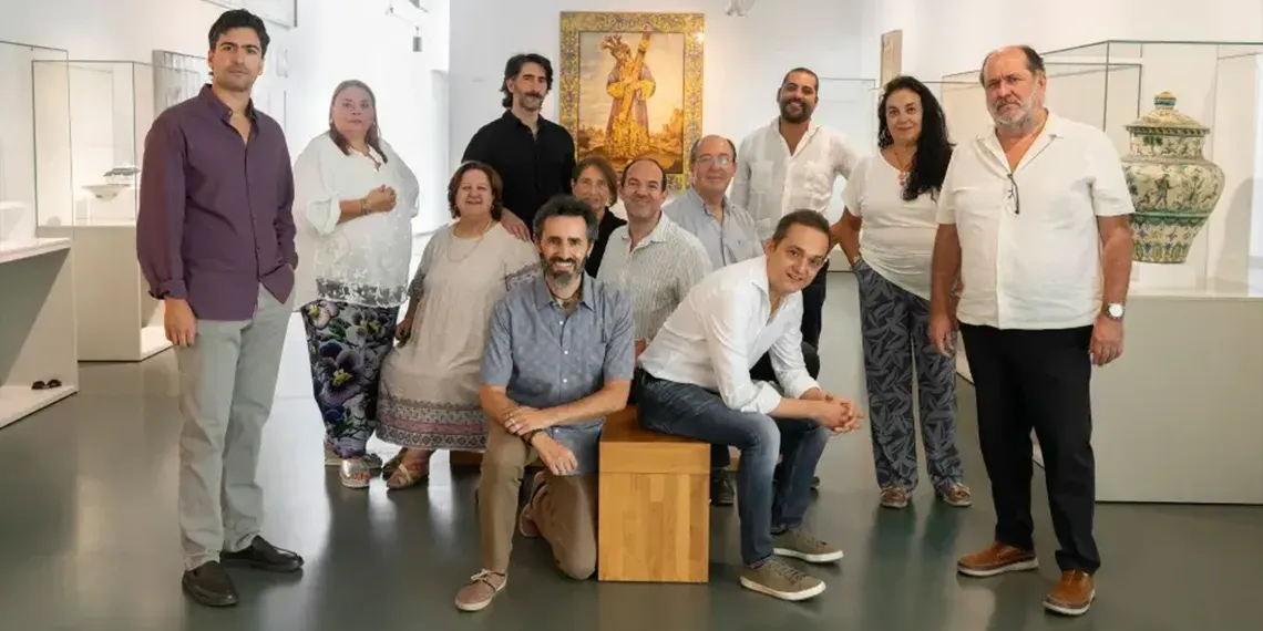 Presentación de la exposición 'Paisaje y paisanaje', de rafael Iglesias y Patricio Hidalgo. Foto: Bienal de Sevilla