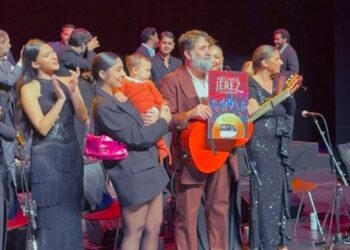 Disco de oro para Así canta Jerez en Navidad