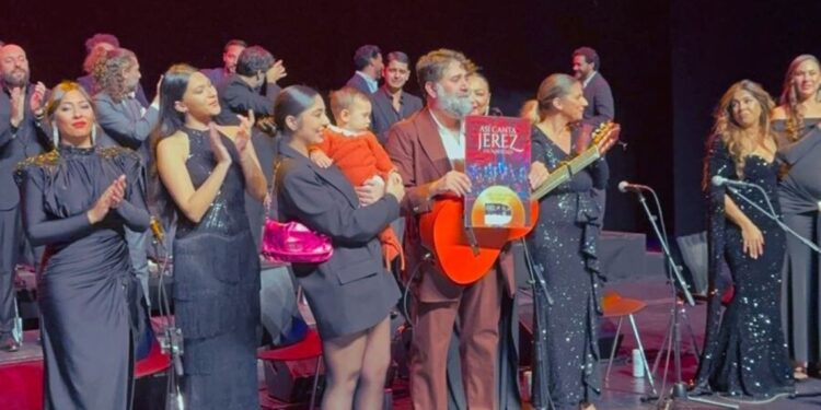 Disco de oro para Así canta Jerez en Navidad