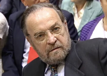 El escritor Antonio Burgos. Captura de vídeo.