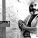Francisco Moreno Galván, en su taller. Imagen del fotógrafo argentino Eduardo Carretero.