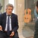 El cantaor lebrijano Manuel de Paula, durante su entrevista con Juan Garrido en el Centro Flamenco de Lebrija. Abril 2024.