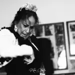 Carmen Lozano. Inauguración nueva sede de Peña Flamenca El Gallo, Morón. Marzo 2025. Foto: Kiko Valle