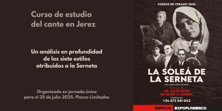 La soleá de la Serneta, a estudio en Espacio expoflamenco este verano 2025