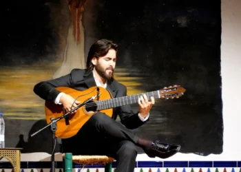 Álvaro Martinete. Peña Flamenca La Platería, Granada. 26 abril 2025. Foto: Gilberto González