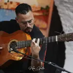 Carlos León. Recital de cante de Juani de las Tres Mil. Peña Flamenca El Viejo Agujetas, Rota. 25 abril 2025. Foto: Kiko Valle