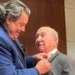 Romerito de Jerez recibe la Insignia de Oro de la Peña Flamenca Tío José de Paula. Foto: FB Peña Tío José