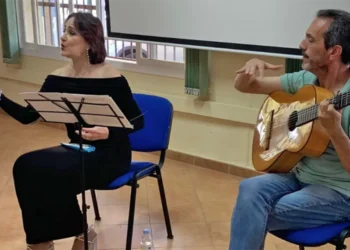Regina de Huelva, en los cursos del CEP Cádiz. Foto: Canal Sur