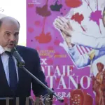 Directivo de El Corte Inglés. Presentación del cartel del LXIX Potaje Gitano de Utrera. Espacio Gourmet Experience, El Corte Inglés Plaza del Duque, Sevilla. Foto: Kiko Valle