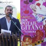 Juan Garrido. Presentación del cartel del LXIX Potaje Gitano de Utrera. Espacio Gourmet Experience, El Corte Inglés Plaza del Duque, Sevilla. Foto: Kiko Valle
