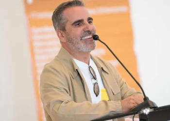 Miguel Marín, durante la presentación en Sevilla de London Flamenco Festival. Foto: Flamenco Festival