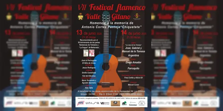 VII Festival Flamenco Valle Gitano poster