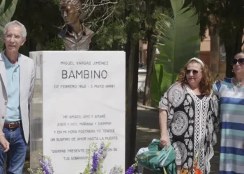 Inauguración del Rincón Bambino. Cementerio de Utrera, Sevilla. Foto: Kiko Valle