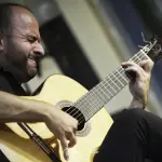 Francis Gómez. Recital de baile de Joaquín Grilo. Peña Flamenca Torres Macarena, Sevilla. 30 mayo 2025. Foto: Kiko Valle