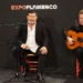 Imagen de archivo de Tomás de Perrate con Alfredo Lagos en el Espacio expoflamenco de Jerez.