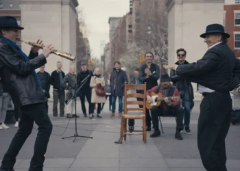 Escena del documental 'Quijote en Nueva York', del bailaor Carrete.