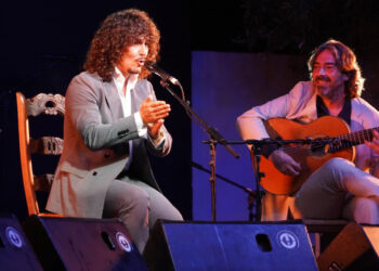 Jesús Corbacho y Juan Requena. LI Festival de Cante Flamenco de Moguer. 12 de julio de 2025. Foto: Ayto Moguer