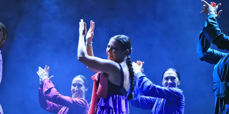 'Vuela', de Sara Baras. Festival Internacional del Cante de las Minas. 2 agosto 2025. Foto: Las Minas