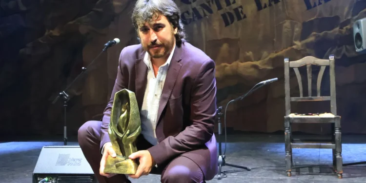 Gregorio Moya, Lámpara Minera del Cante de las Minas 2025. Foto: Las Minas