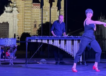 Leonor Leal y Antonio Moreno. I Tagarnina Fest. Plaza de la Constitución, Algodonales, Cádiz. 21 agosto 2025. Foto: Ayto Algodonales
