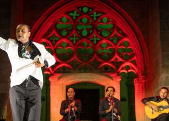 Fernando Jiménez. Viernes Flamencos en la Peña Tío José de Paula, Jerez. 8 agosto 2025. Foto: Esteban Abión